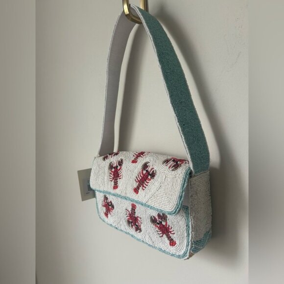 Viral Beaded Lobster Shoulder Bag - Picture 2 of 5